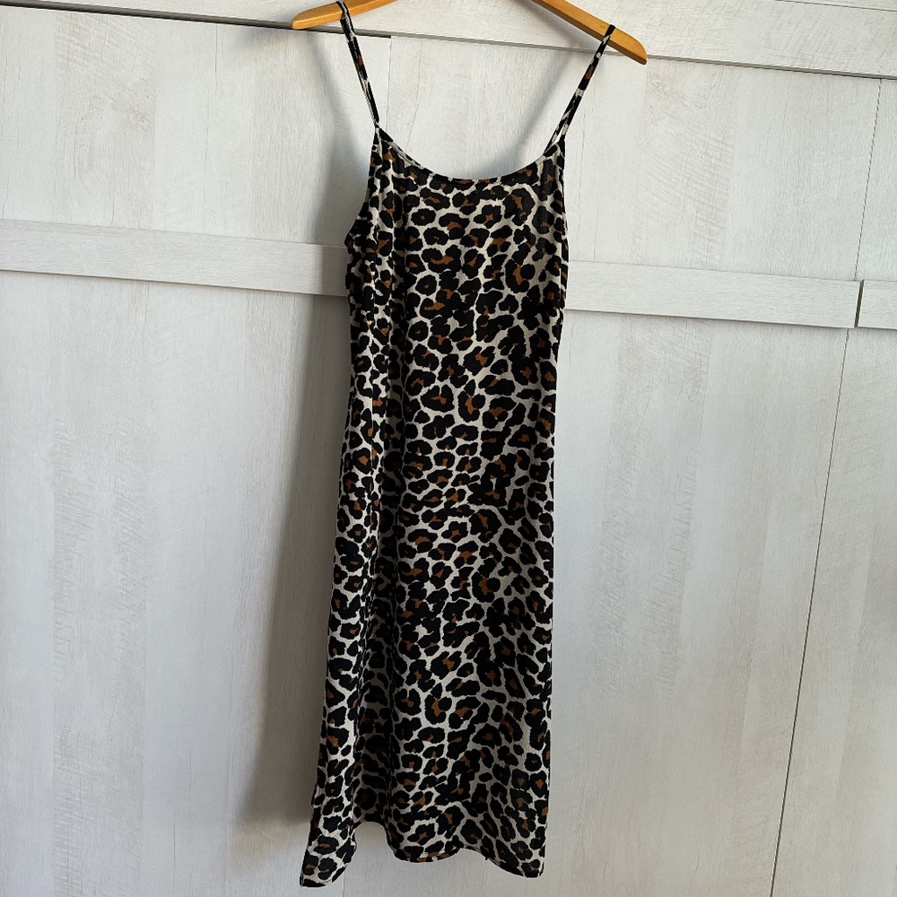 Show Me Your Mumu Leopard Print Slip Dress